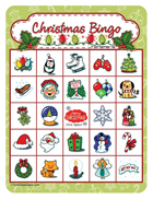 Christmas Holiday Bingo 5x5 Image Bingo