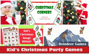 Kids Christmas Games, Holiday Party Game Ideas