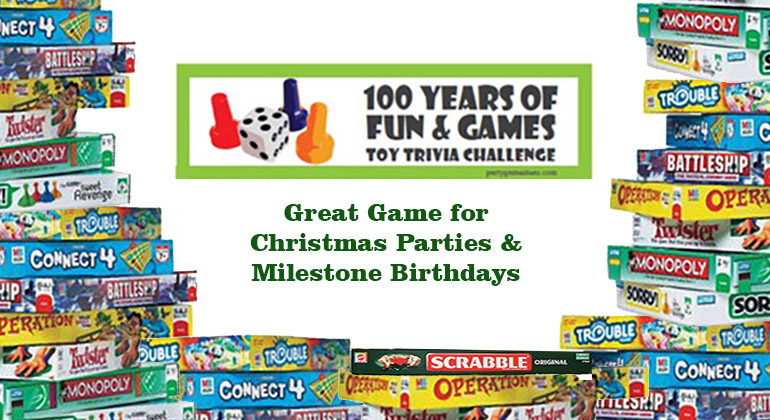 Toy Trivia Challenge 100 Years Of Fun And Games Printable Game