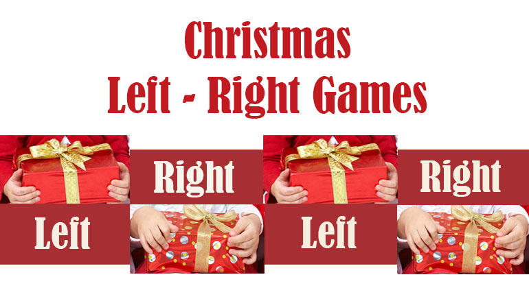 3 Christmas Left Right Games