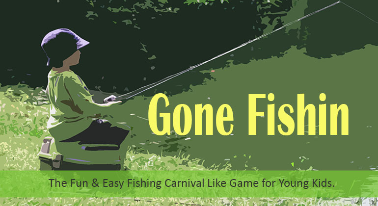 Cardinal Games Gone Fishin' Hand-Eye Coordination Game Set For Kids, Ages  4+