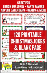 120 Printable Christmas Jokes for Kids, Dads, Parties